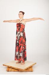 Whole Body T poses Casual Dress Slim Studio photo references